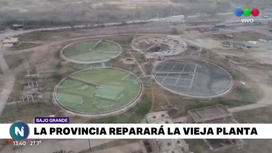 La provincia de Córdoba invertirá en refuncionalizar la planta de tratamiento de Bajo Grande