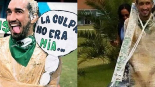 El alumno que se disfrazó como "víctima de femicidio", fue citado por la Universidad pero no fue