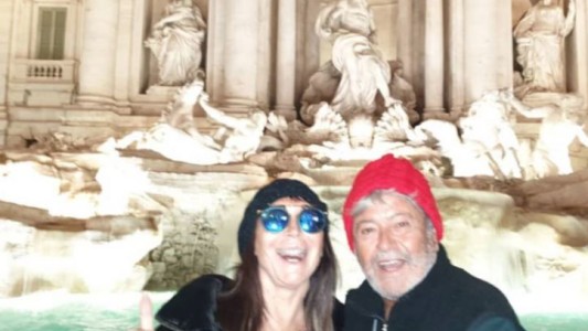 Moria Casán se unió espiritualmente a un artista plástico en Italia