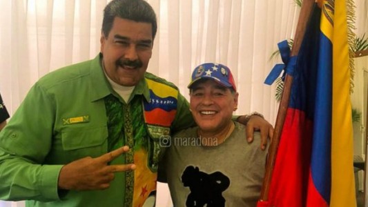 Diego Maradona, candidato a dirigir la selección de Venezuela
