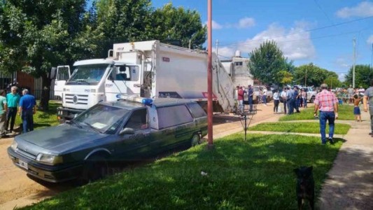 Murió un recolector aplastado por un compactador de basura