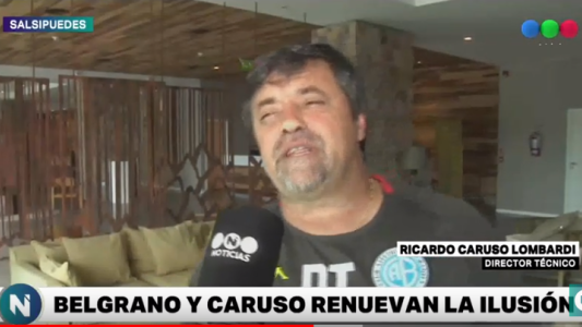 Caruso Lombardi perfila el Nuevo Belgrano