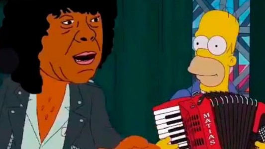 De locos: Homero Simpson conoce la Mona Jiménez