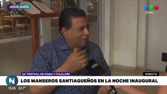 Los Manseros Santiagueños palpitan su show en la primera velada del Festival de Doma y Floklore