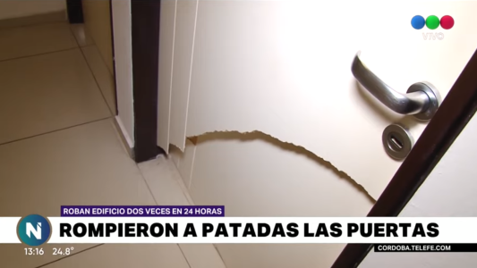 Rompepuertas robaron dos veces el mismo edificio en 24 horas