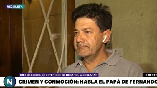Habló el padre de Fernando: "era grande de estatura pero era un niño de corazón"