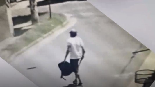 Rosario: solitario ladrón roba medidores de agua a plena luz del día