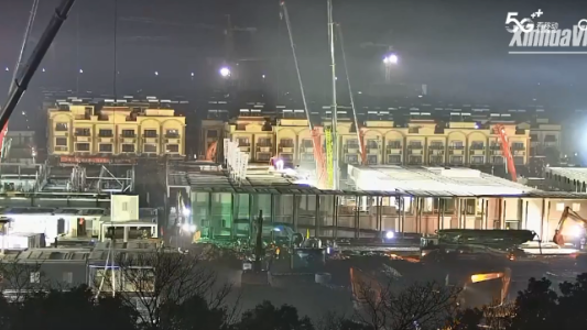 EN VIVO: así se construye el hospital chino, que se terminará en 10 días de trabajo