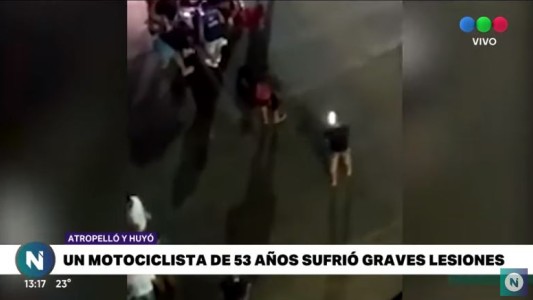 Buscan al automovilista que huyó tras atropellar a un motociclista