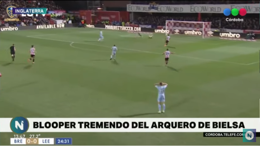 El increíble blooper del arquero de Bielsa