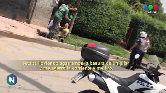 Un recolector de residuos se electrocutó mientras trabajaba