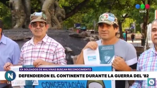 Malvinas: soldados quieren ser reconocidos como veteranos