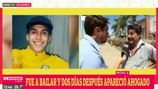 "Mi hijo era un excelente nadador, yo soy pescador" dijo el padre de Carlos Orellano