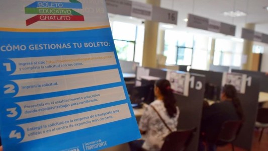 Desde hoy se tramita el Boleto Educativo Gratuito para nivel inicial, primario y secundario