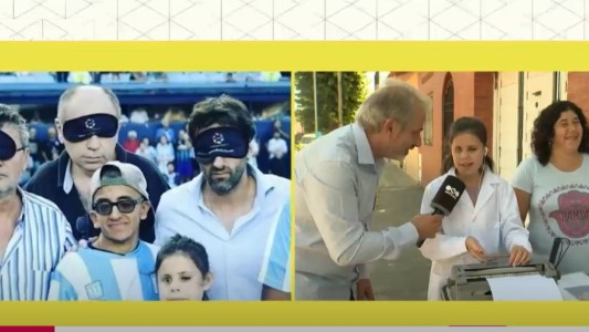 Vivieron un partido en la cancha, por primera vez