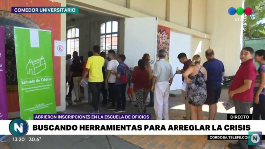 Escuelas de Oficios 2020: un gran número de personas se presentó en la UNC. Todo lo que tenes que saber