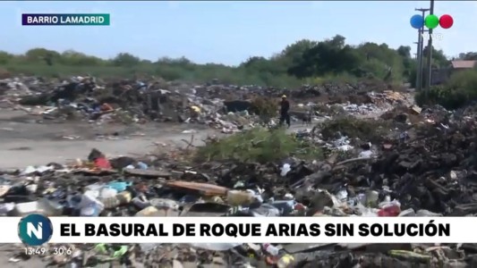 Comedor infantil afectado por otro basural