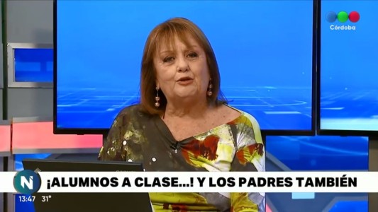 Liliana Gonzalez: Alumnos a clase y los padres también