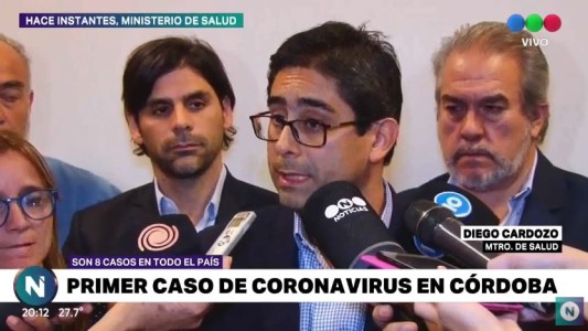 Coronavirus en Córdoba: el paciente evoluciona favorablemente