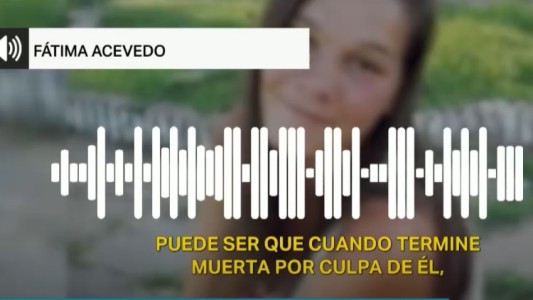 Femicidio: los mensajes en los que Fátima Acevedo anticipó su muerte