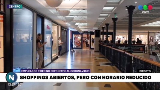 Desde mañana cierran los shoppings