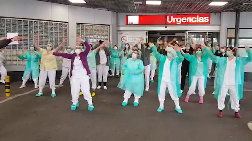 Video conmovedor: las enfermeras que cantan "Resistiré"