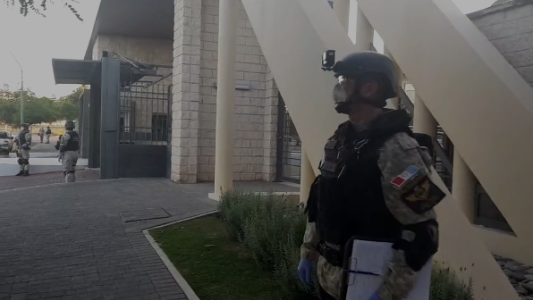 VIDEOS: así fue el operativo para trasladar a la familia de Paulo Dybala al Hospital Rawson