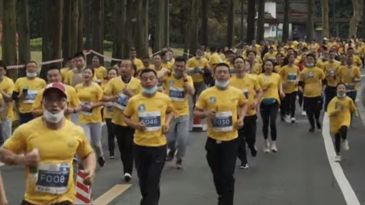 China volvió a correr una maratón