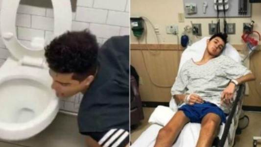El absurdo "Coronavirus Challenge": influencer lamió el inodoro de un baño público y ahora dio positivo