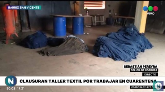 Clausuraron una fábrica por trabajar en cuarentena