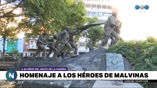 Homenaje a héroes de Malvinas en tiempo de cuarentena