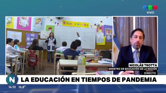 Qué dijo el Ministro de Educación al ser consultado sobre el reinicio de las clases