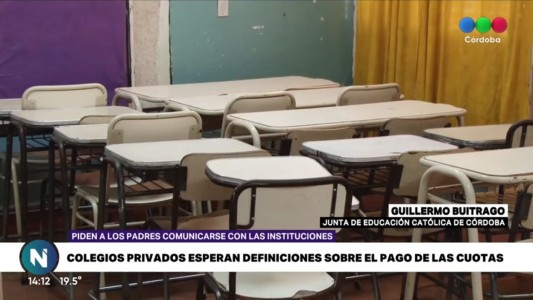 Colegios privados esperan definiciones sobre el pago de las cuotas