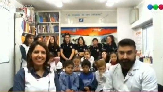 Coronavirus: sin casos, el único colegio abierto en el país está en la Antártida