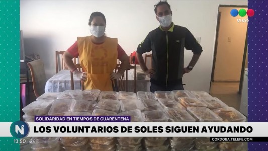 Los voluntarios de Soles siguen ayudando
