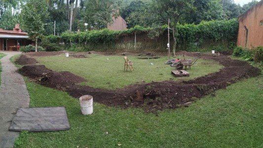 Ciclista tucumano construyó una pista en su casa para entrenarse durante el aislamiento social