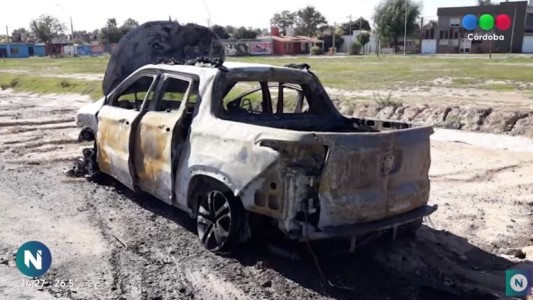 La Caminera lo detuvo y su camioneta se incendió