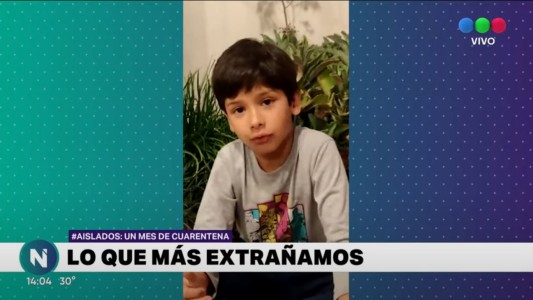 32 días de cuarentena, cómo lo viven los niños