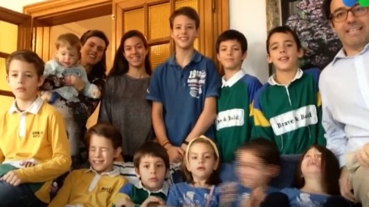 Cuarentena con 11 hijos: "Creo que todos nos contagiamos coronavirus"