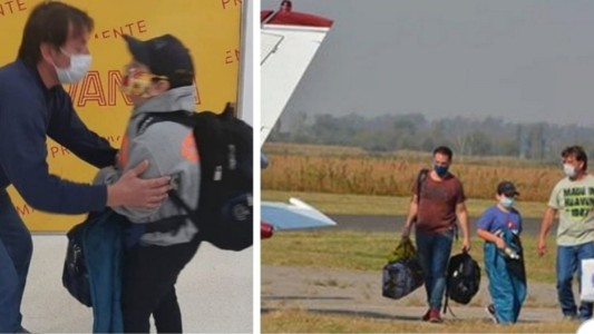 Reencuentro Emotivo: el niño de Cutral Co que quedó solo tras morir su mamá, ya se encuentra con su padre y abuelos