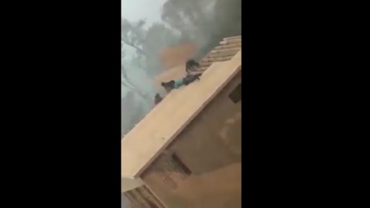 Video: Cuando el temporal te sorprende en el peor lugar posible