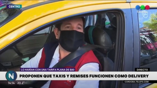 Polémica iniciativa para que taxis y remises además sean deliverys