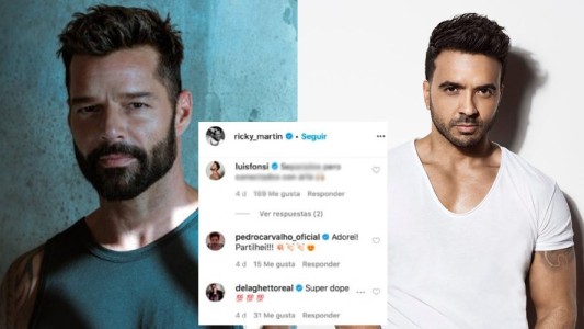 Luis Fonsi le dedicó un tierno mensaje a Ricky Martin