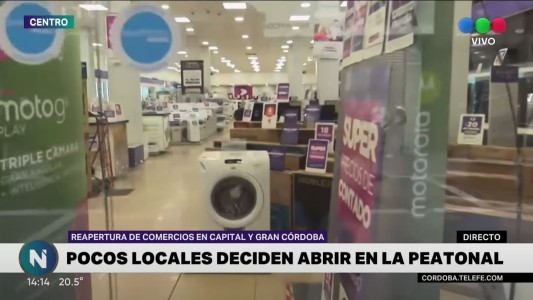 Cuarentena flexibilizada: Cómo abrió el centro el primer día