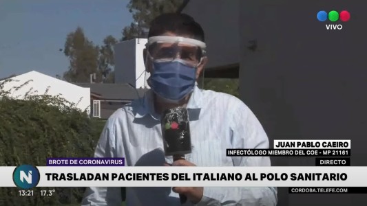 Explican el porqué del traslado de pacientes del Hospital Italiano