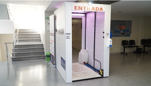 Cabinas sanitizantes ¿sirven para detener el coronavirus?