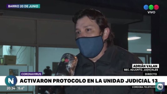 Coronavirus: activaron protocolo en la unidad judicial 13