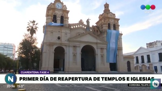 Cuarentena flexibilizada: cómo fue el primer día de la reapertura de las iglesias