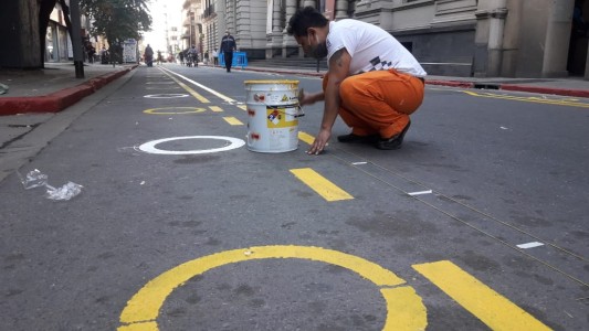 FOTOS: así transforman la 27 de Abril en peatonal