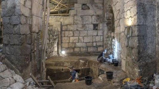 Hallaron un complejo subterráneo de 2.000 años cerca del Muro de los Lamentos